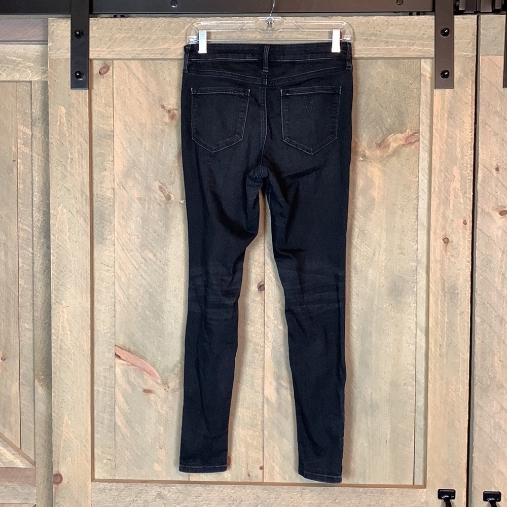 Athleta Sculptek ultra skinny jeans with leg zippers Carbon black Size 2 - Picture 10 of 15
